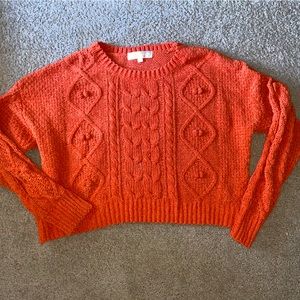 Cable-knit sweater by Sugar Moon
